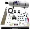 Nitrous Express 10 Cyl Piranha Nozzle Direct Port Nitrous Kit (250-500HP) w/15lb Bottle Nitrous Express