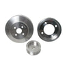 BBK 94-95 Mustang 5.0 Underdrive Pulley Kit - Lightweight CNC Billet Aluminum (3pc) BBK