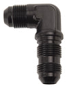 Russell Performance -8 AN 90 Degree Flare Bulkhead (Black) Russell