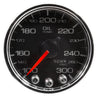 Autometer Spek-Pro Gauge Oil Temp 2 1/16in 300f Stepper Motor W/Peak & Warn Blk/Chrm AutoMeter