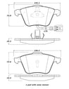 StopTech Street Touring 08-13 Audi TT Quattro / 12 VW Golf R Front Brake Pads Stoptech