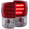 ANZO 2007-2013 Toyota Tundra LED Taillights Red/Clear G2 ANZO