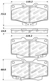 StopTech Sport Brake Pads w/Shims & Hardware - Front Stoptech