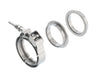 Borla Universal 2.25in Stainless Steel 3pc V-Band Clamp w/ Male and Female Flanges Borla