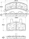 StopTech Street Touring 88-91 GMC/Chevy C1200/C2500/K1500/K2500 Front Brake Pads Stoptech