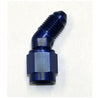 Nitrous Express 3AN Male x 45 -3 Female Swivel - Blue Nitrous Express