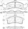 StopTech Street Brake Pads - Front Stoptech