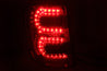 ANZO 1999-2004 Jeep Grand Cherokee LED Taillights Red/Smoke ANZO