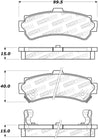 StopTech Street Brake Pads Stoptech