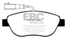 EBC 12+ Fiat 500 1.4 Turbo Abarth Yellowstuff Front Brake Pads EBC