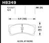 Hawk DTC-80 AP Racing/Alcon 30mm Race Brake Pads Hawk Performance
