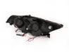 ANZO 2009-2012 Acura Tsx Projector Headlights w/ Halo Black (CCFL) (HID Compatible) ANZO