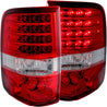 ANZO 2004-2008 Ford F-150 LED Taillights Red/Clear ANZO