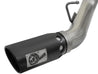 aFe LARGE BORE-HD 4in 409-SS DPF-Back Exhaust w/Dual Black Tips 2017 GM Duramax V8-6.6L (td) L5P aFe