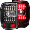 ANZO 2001-2011 Ford Ranger LED Taillights Black ANZO