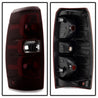 Xtune Chevy Avalanche 07-13 OE Style Tail Lights Red Smoked ALT-JH-CAVA07-OE-RSM SPYDER
