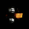 ANZO 15-17 Ford F-150 Project Headlights w/ Plank Style Design Black w/ Amber Sequential Turn Signal ANZO