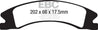 EBC 15+ Cadillac Escalade Ext/Esv 6.2 2WD Extra Duty Front Brake Pads EBC