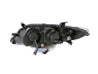 ANZO 2010-2011 Toyota Camry Projector Headlights w/ Halo Black (CCFL) ANZO