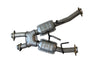 BBK 79-93 Mustang 5.0 Short Mid X Pipe w Catalytic Converters 2-1/2 For Automatic Long Tube Headers BBK