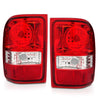 ANZO 2001-2011 Ford Ranger Taillights w/ Red/Clear Lens (OE Replacement) Pair ANZO