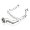 Stainless Works 15-18 F-150 3.5L Downpipe 3in High-Flow Cats Y-Pipe Factory Connection Stainless Works
