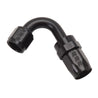 Russell Performance -8 AN Black 120 Degree Full Flow Swivel Hose End Russell