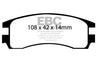 EBC 00-05 Buick Le Sabre (FWD) 3.8 (15in Wheels) Ultimax2 Rear Brake Pads EBC