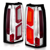 ANZO 2015-2020 Chevrolet Tahoe LED Tail Lights w/ Light Bar Chrome Housing Clear Lens ANZO