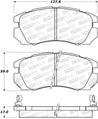 StopTech Street Brake Pads - Front Stoptech