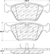 StopTech 95-99 BMW M3 / 01-07 M3 E46 / 89-93 M5 / 98-02 Z3 M series Front Brake Pads Stoptech