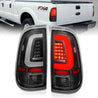 ANZO 2008-2016 Ford F-250 LED Taillights Black Housing Clear Lens (Pair) ANZO