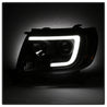 Spyder Toyota Tacoma 05-11 Projector Headlights - Light Bar DRL - Black PRO-YD-TT05V2-LB-BK SPYDER