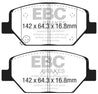 EBC 15-18 Chevrolet Camaro Ultimax Replacement Front Brake Pads EBC