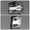 Spyder Chevy Silverado 1500 07-13 Version 3 Projector Headlights - Chrome PRO-YD-CS07V3-LBDRL-C SPYDER