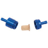Russell Performance Blue Street Fuel Filter (3in Length 1-1/8in diameter 5/16in inlet/outlet) Russell