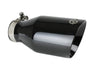 aFe MACH Force-Xp 409 SS Clamp-On Exhaust Tip 2.5in. Inlet / 4.5in. Outlet / 9in. L - Black aFe
