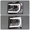 Spyder GMC Sierra 1500/2500/3500 07-13 V2 Projector Headlights - Chrome PRO-YD-GS07V2-LBDRL-C SPYDER