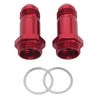 Russell Performance -8 AN Carb Adapter Fittings (2 pcs.) (Red) Russell