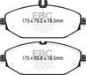 EBC 15+ Mercedes-Benz C300 (W205) 2.0 Turbo Ultimax2 Front Brake Pads EBC