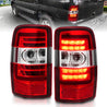 ANZO 2000-2006 Chevrolet Tahoe LED Tail Lights w/ Red Lens Chrome Housing ANZO