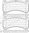 StopTech Performance 08-09 Lexus IS F Front Brake Pads Stoptech