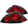 ANZO 2000-2005 Mitsubishi Eclipse Taillights Black ANZO