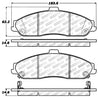 StopTech Performance 04-08 Cadillac XLR/XLR-V / 97-10 Corvette / 05-06 Pontiac GTO Front Brake Pads Stoptech