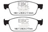 EBC 12+ Ford Focus 2.0 Turbo ST Ultimax2 Front Brake Pads EBC