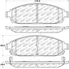 StopTech Street Select Brake Pads - Front Stoptech