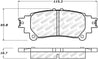 StopTech 13-19 Lexus GS350 Street Select Rear Brake Pads Stoptech