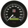 Autometer Stack 88mm 0-260 KM/H Electronic Speedometer - Black AutoMeter