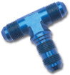 Russell Performance -3 AN Flare Bulkhead Tee Fitting (Blue) Russell