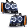 Oracle 07-13 Chevrolet Avalanche Pre-Assembed SMD Headlights - White ORACLE Lighting